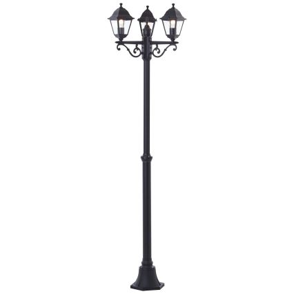 Brilliant - Vonkajšia lampa NISSIE 3xE27/60W/230V IP44 čierna