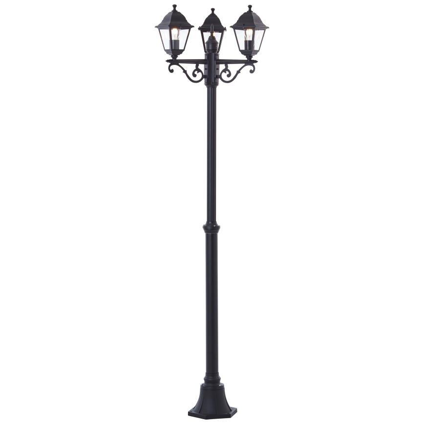 Brilliant - Vonkajšia lampa NISSIE 3xE27/60W/230V IP44 čierna