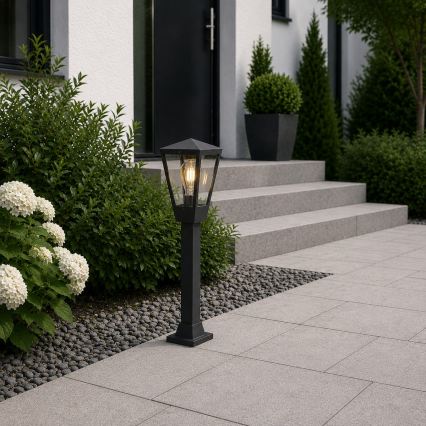 Brilliant - Vonkajšia lampa WESTDLIFF 1xE27/20W/230V 73,4 cm IP44 antracit