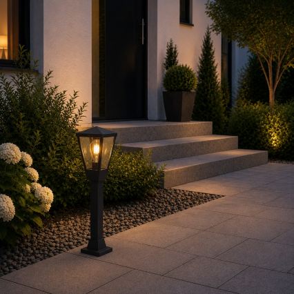 Brilliant - Vonkajšia lampa WESTDLIFF 1xE27/20W/230V 73,4 cm IP44 antracit