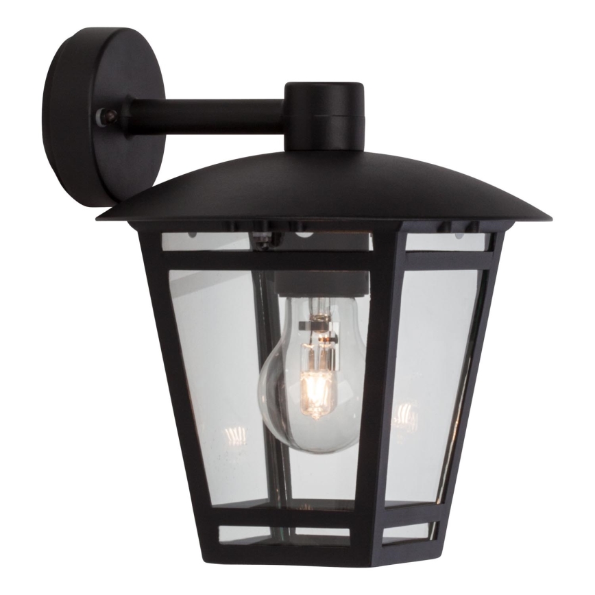 Brilliant - Vonkajšia nástenná lampa RILEY 1xE27/40W/230V IP44 čierna