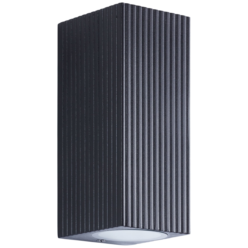 Brilliant - Vonkajšie nástenné svietidlo JELANI 2xGU10/10W/230V IP44 čierna