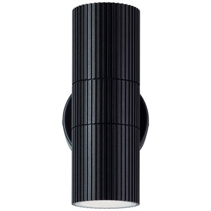 Brilliant - Vonkajšie nástenné svietidlo KEOLA 2xGU10/10W/230V IP44 čierna