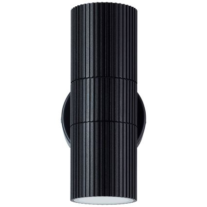 Brilliant - Vonkajšie nástenné svietidlo KEOLA 2xGU10/10W/230V IP44 čierna