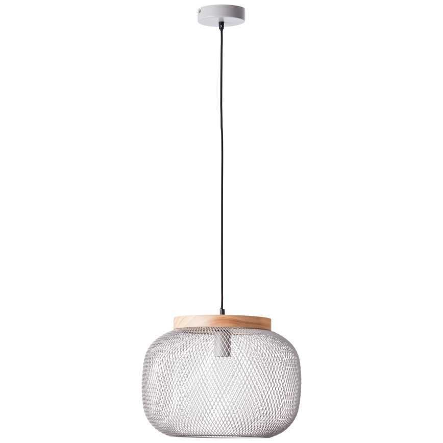 Brilliant - Závesné svietidlo na lane GIADA 1xE27/40W/230V pr. 39 cm sivá
