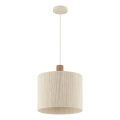 Brilliant - Závesný luster ARLO na lanku 1xE27/20W/230V pr. 35 cm, krémový