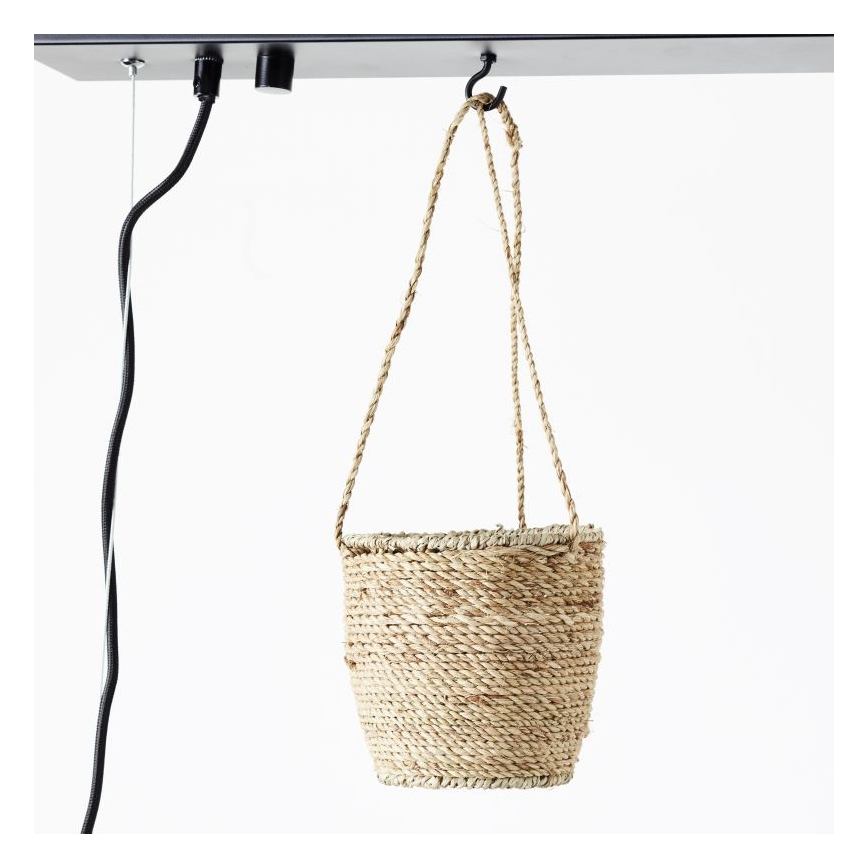 Brilliant - Závesný luster BANKWOOD 5xE27/28W/230V, topoľ