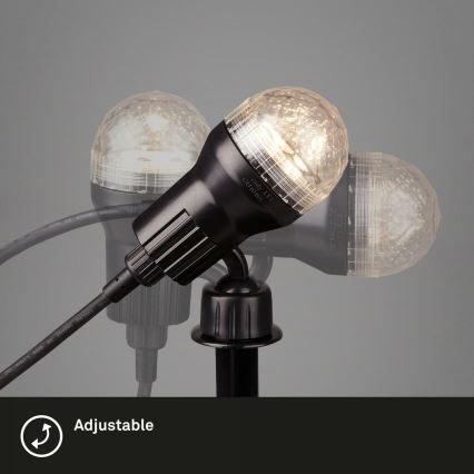 Brilo 3078-015 - LED Vonkajšie svietidlo TERRA 1xGU10/3W/230V IP44