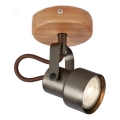 Brilo - LED bodové svietidlo TAHUN 1xGU10/5W/230V 3000K hnedá