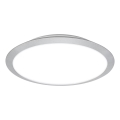 Brilo - LED kúpeľňové stropné svietidlo CTS LED/21W/230V 3000/4000K IP44, priemer 37 cm, matný chróm