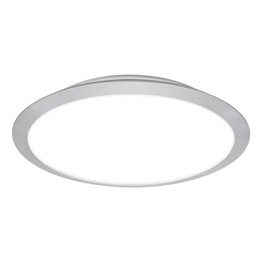 Brilo - LED kúpeľňové stropné svietidlo CTS LED/21W/230V 3000/4000K IP44, priemer 37 cm, matný chróm
