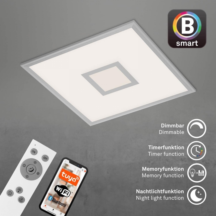 Brilo - LED RGB Stmievateľné stropné svietidlo CENTRO LED/24W/230V 2700-6500K Wi-Fi Tuya + diaľkové ovládanie