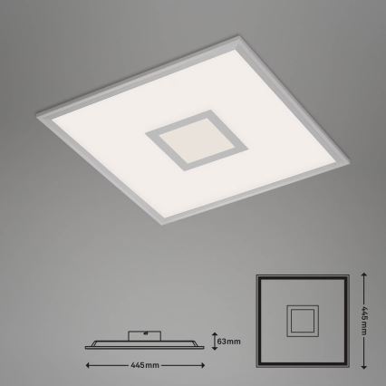Brilo - LED RGB Stmievateľné stropné svietidlo CENTRO LED/24W/230V 2700-6500K Wi-Fi Tuya + diaľkové ovládanie
