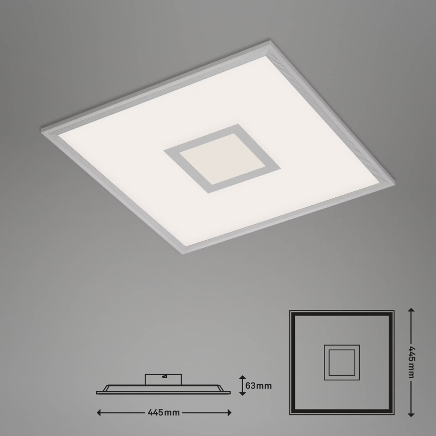 Brilo - LED RGB Stmievateľné stropné svietidlo CENTRO LED/24W/230V 2700-6500K Wi-Fi Tuya + diaľkové ovládanie