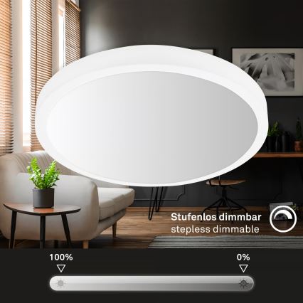 Brilo - LED RGBW Stmievateľné stropné svietidlo LED/20W/230V 2200-6500K Wi-Fi Tuya pr. 27 cm