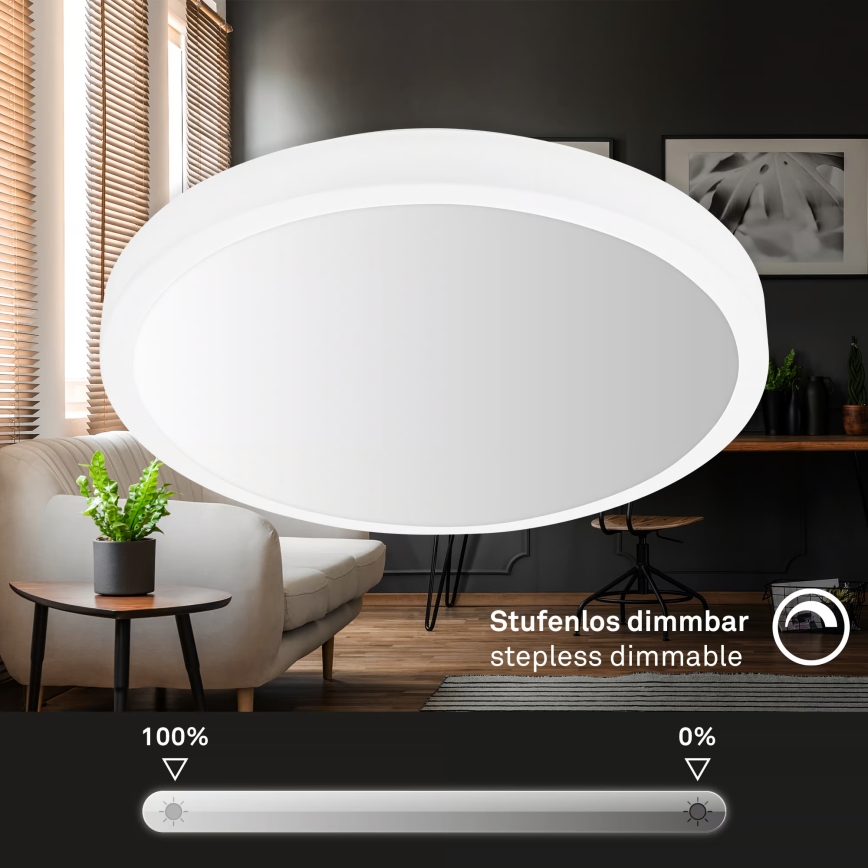 Brilo - LED RGBW Stmievateľné stropné svietidlo LED/20W/230V 2200-6500K Wi-Fi Tuya pr. 27 cm