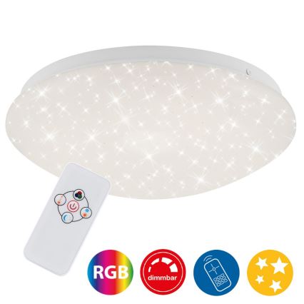 Brilo - LED RGBW Stmievateľné stropné svietidlo STARRY SKY LED/10W/230V + diaľkové ovládanie