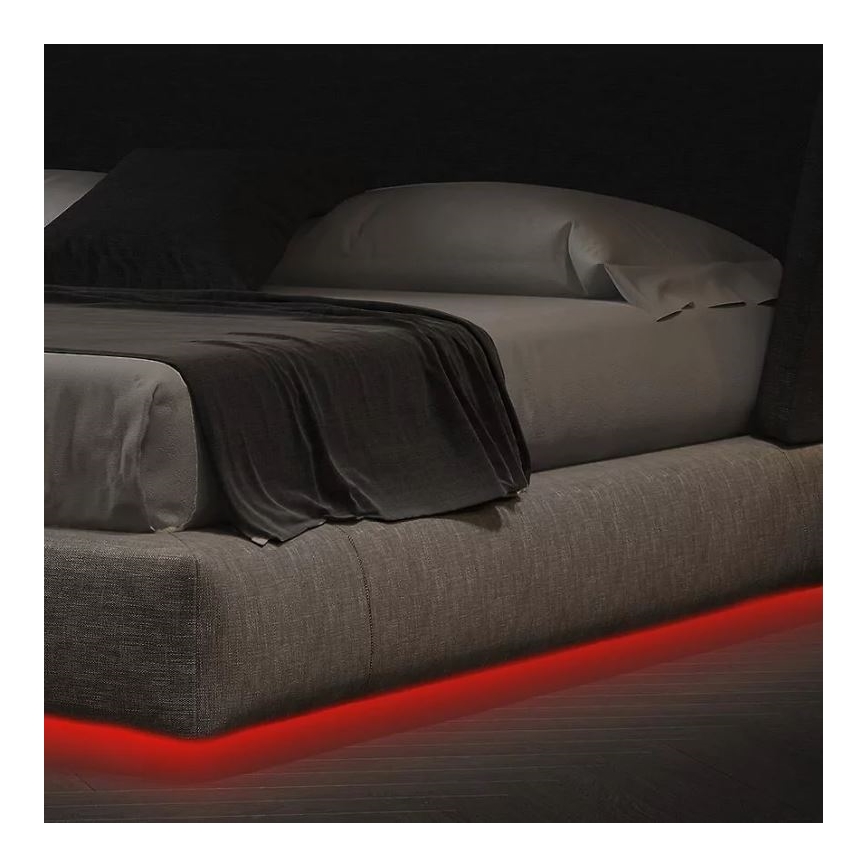 Brilo - LED RGBW Stmievateľný pásik 6,5m LED/22W/230V + diaľkové ovládanie