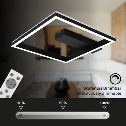 Brilo - LED RGBW Stmievateľný prisadený luster FRAME LED/18W/230V 2700-6500K + diaľkové ovládanie