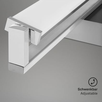 Brilo - LED Stmievateľné nástenné svietidlo LED/18W/230V 2700-4000K strieborná