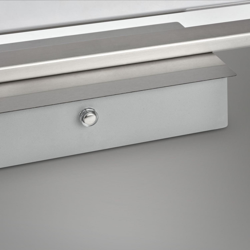 Brilo - LED Stmievateľné nástenné svietidlo LED/18W/230V 2700-4000K strieborná
