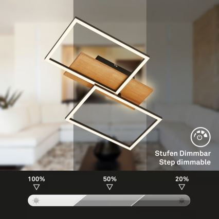 Brilo - LED stmievateľné stropné svietidlo CORNICE LED/30W/230V 3000K