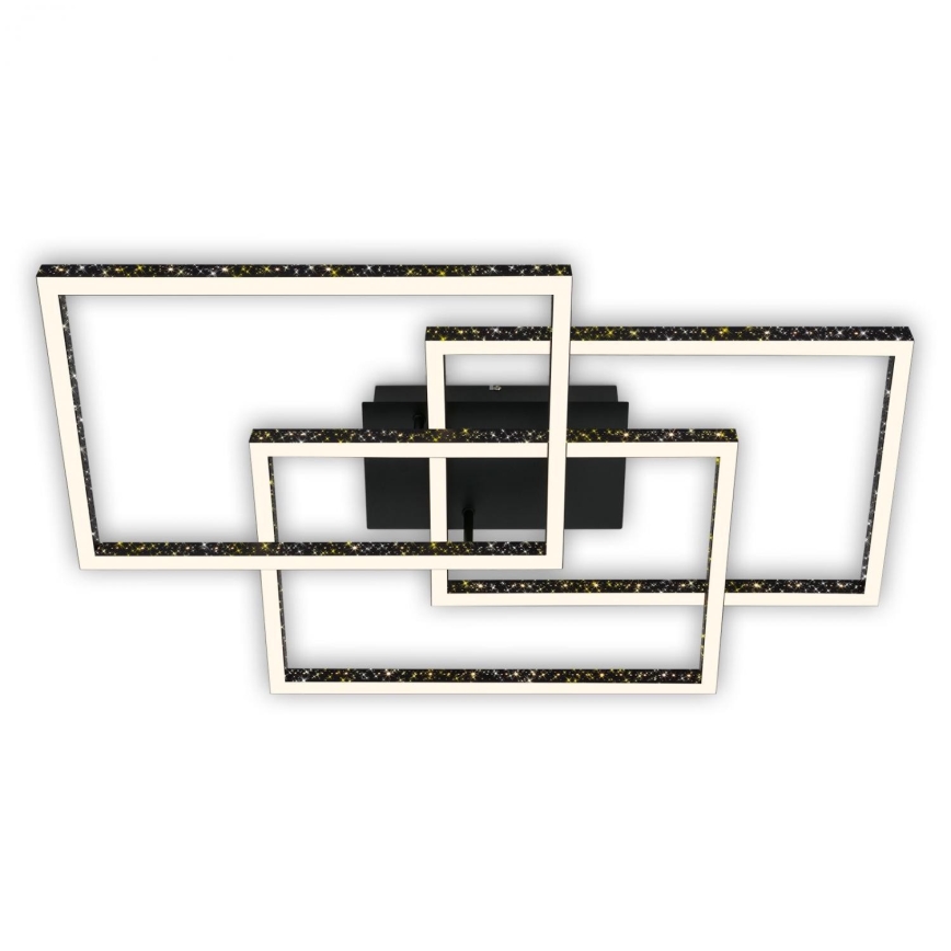 Brilo - LED Stmievateľné stropné svietidlo FRAME LED/57W/230V 3000K čierna