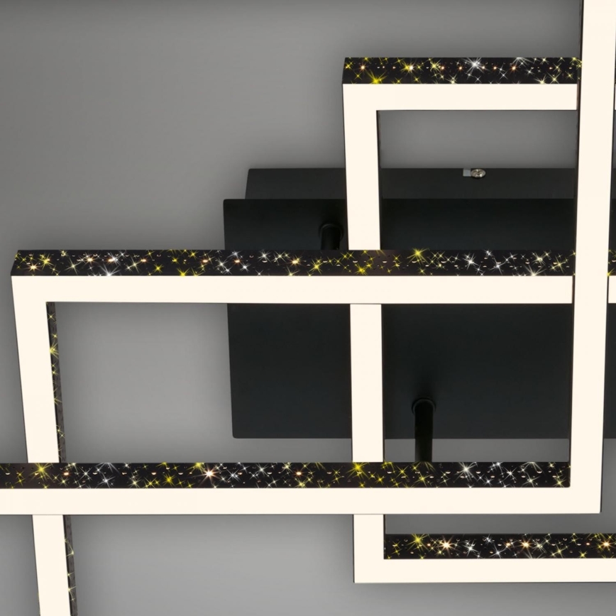 Brilo - LED Stmievateľné stropné svietidlo FRAME LED/57W/230V 3000K čierna