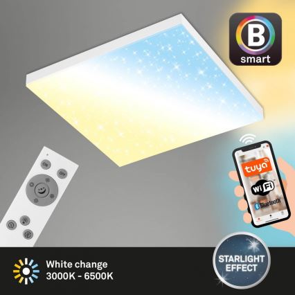 Brilo - LED Stmievateľné stropné svietidlo FRAMELESS LED/24W/230V 3000-6500K Wi-Fi Tuya + diaľkové ovládanie