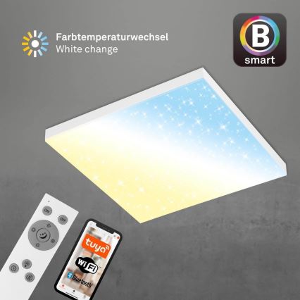 Brilo - LED Stmievateľné stropné svietidlo FRAMELESS LED/24W/230V 3000-6500K Wi-Fi Tuya + diaľkové ovládanie