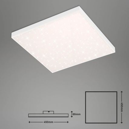 Brilo - LED Stmievateľné stropné svietidlo FRAMELESS LED/24W/230V 3000-6500K Wi-Fi Tuya + diaľkové ovládanie