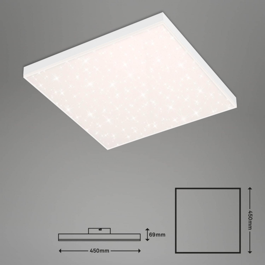Brilo - LED Stmievateľné stropné svietidlo FRAMELESS LED/24W/230V 3000-6500K Wi-Fi Tuya + diaľkové ovládanie