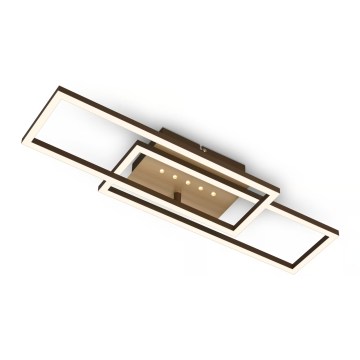 Brilo - LED Stmievateľné stropné svietidlo LED/30W/230V 3000K hnedá