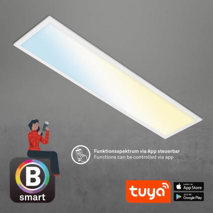 Brilo - LED Stmievateľné stropné svietidlo PIATTO LED/28W/230V 3000-6500K Wi-Fi Tuya + diaľkové ovládanie