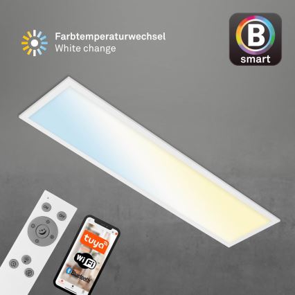 Brilo - LED Stmievateľné stropné svietidlo PIATTO LED/28W/230V 3000-6500K Wi-Fi Tuya + diaľkové ovládanie