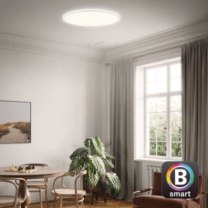 Brilo - LED Stmievateľné stropné svietidlo SLIM LED/22W/230V 2700-6500K Wi-Fi Tuya + diaľkové ovládanie