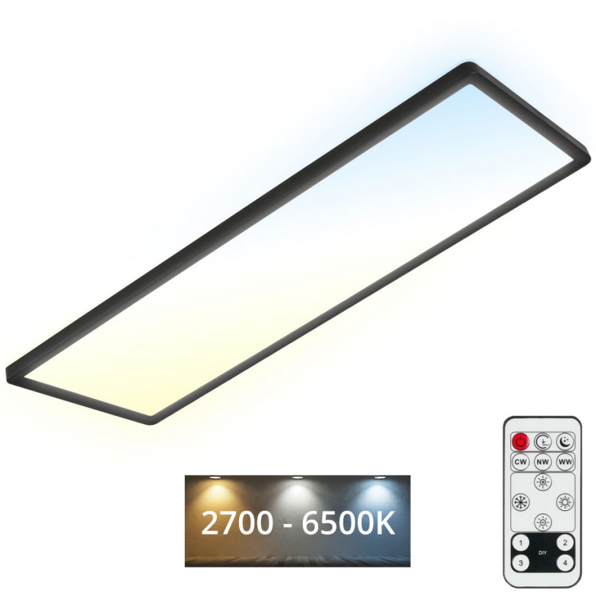 Brilo - LED Stmievateľné stropné svietidlo SLIM LED/23W/230V 2700-6500K + diaľkové ovládanie