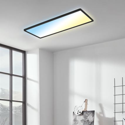 Brilo - LED Stmievateľné stropné svietidlo SLIM LED/23W/230V 2700-6500K + diaľkové ovládanie