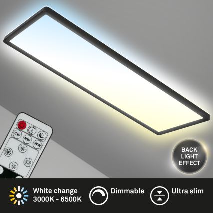 Brilo - LED Stmievateľné stropné svietidlo SLIM LED/23W/230V 2700-6500K + diaľkové ovládanie