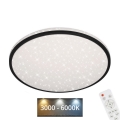 Brilo - LED Stmievateľné stropné svietidlo STARRY SKY LED/24W/230V 3000-6000K + diaľkové ovládanie