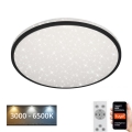 Brilo - LED Stmievateľné stropné svietidlo STARRY SKY LED/24W/230V 3000-6500K Wi-Fi Tuya + diaľkové ovládanie