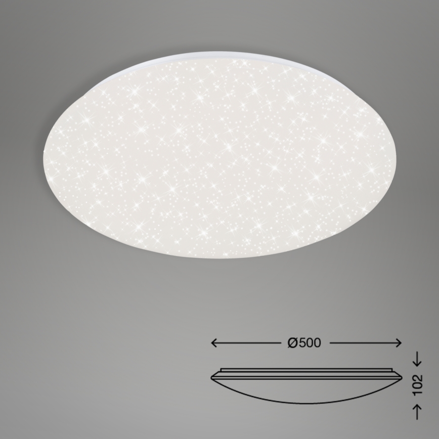 Brilo - LED Stmievateľné stropné svietidlo STARRY SKY LED/40W/230V 3000-6000K + diaľkové ovládanie
