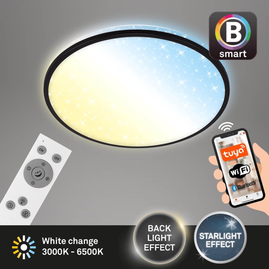 Brilo - LED Stmievateľné stropné svietidlo STARRY SKY LED/42W/230V 3000-6500K Wi-Fi Tuya + diaľkové ovládanie