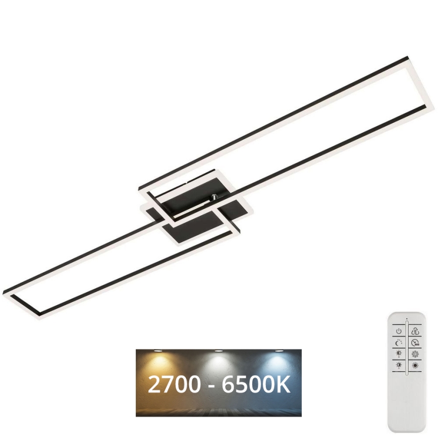 Brilo - LED Stmievateľný prisadený luster FRAME 2xLED/20W/230V 2700-6500K + dálkové ovládán