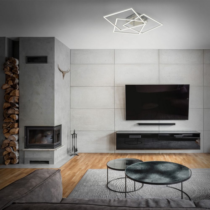 Brilo - LED Stmievateľný prisadený luster FRAME LED/40W/230V 2700-5000K Wi-Fi Tuya + diaľkové ovládanie