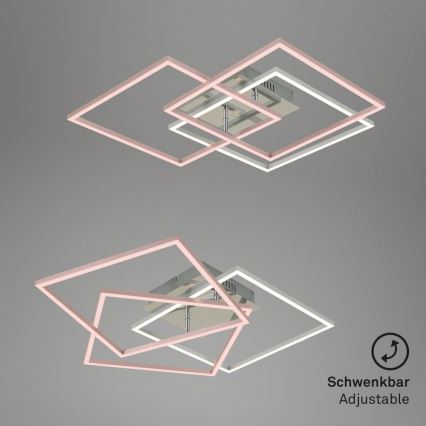 Brilo - LED Stmievateľný prisadený luster FRAME LED/40W/230V 2700-5000K Wi-Fi Tuya + diaľkové ovládanie