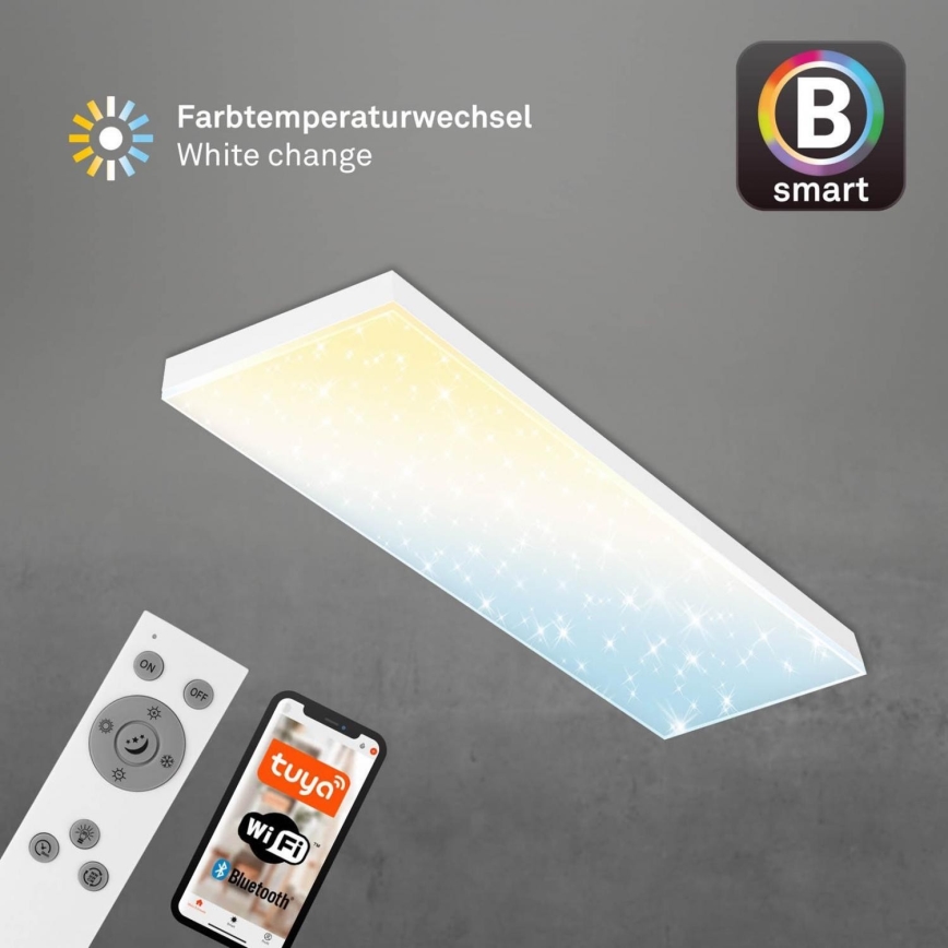 Brilo - LED Stmievateľný prisadený panel FRAMELESS LED/28W/230V 3000-6500K Wi-Fi Tuya + diaľkové ovládanie