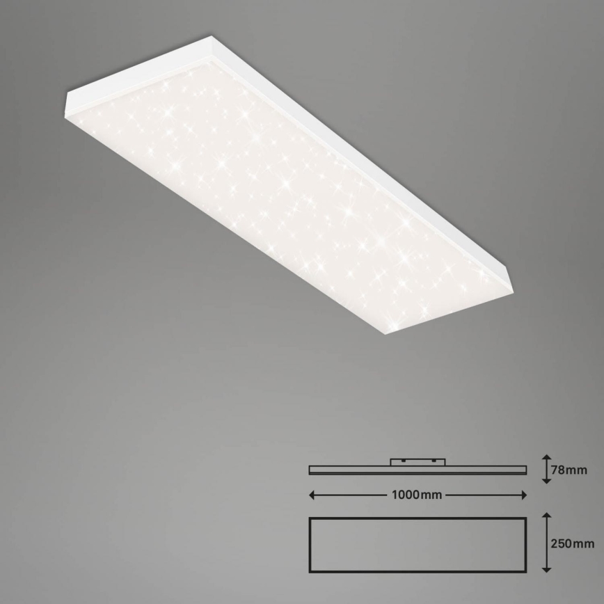 Brilo - LED Stmievateľný prisadený panel FRAMELESS LED/28W/230V 3000-6500K Wi-Fi Tuya + diaľkové ovládanie