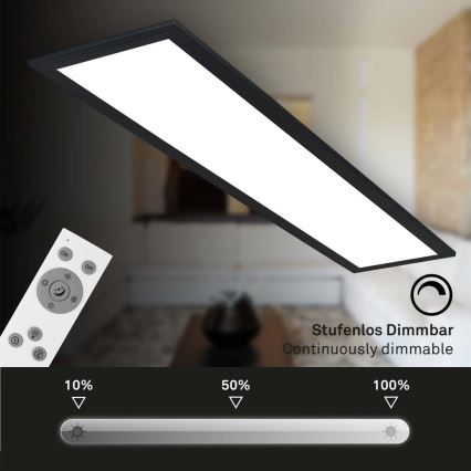 Brilo - LED Stmievateľný prisadený panel LED/24,5W/230V 3000-6500K + diaľkové ovládanie