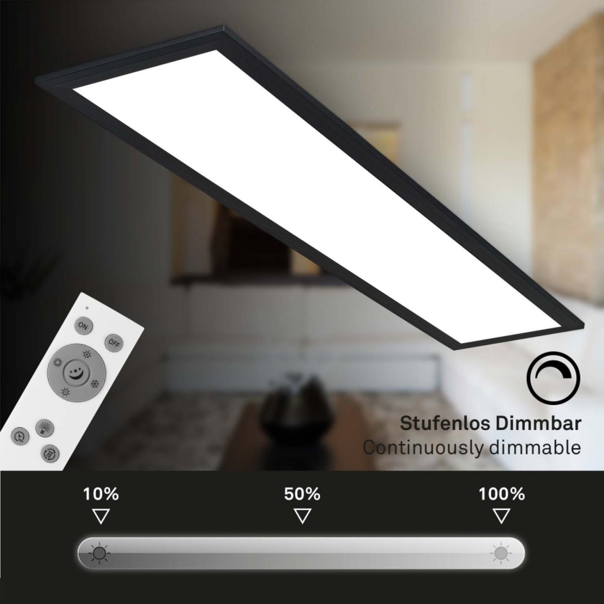 Brilo - LED Stmievateľný prisadený panel LED/24,5W/230V 3000-6500K + diaľkové ovládanie